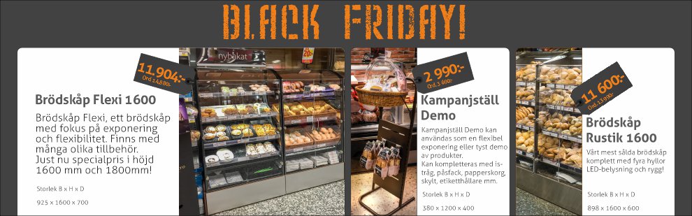 Nyhetsbild Black Friday Butiksinredning